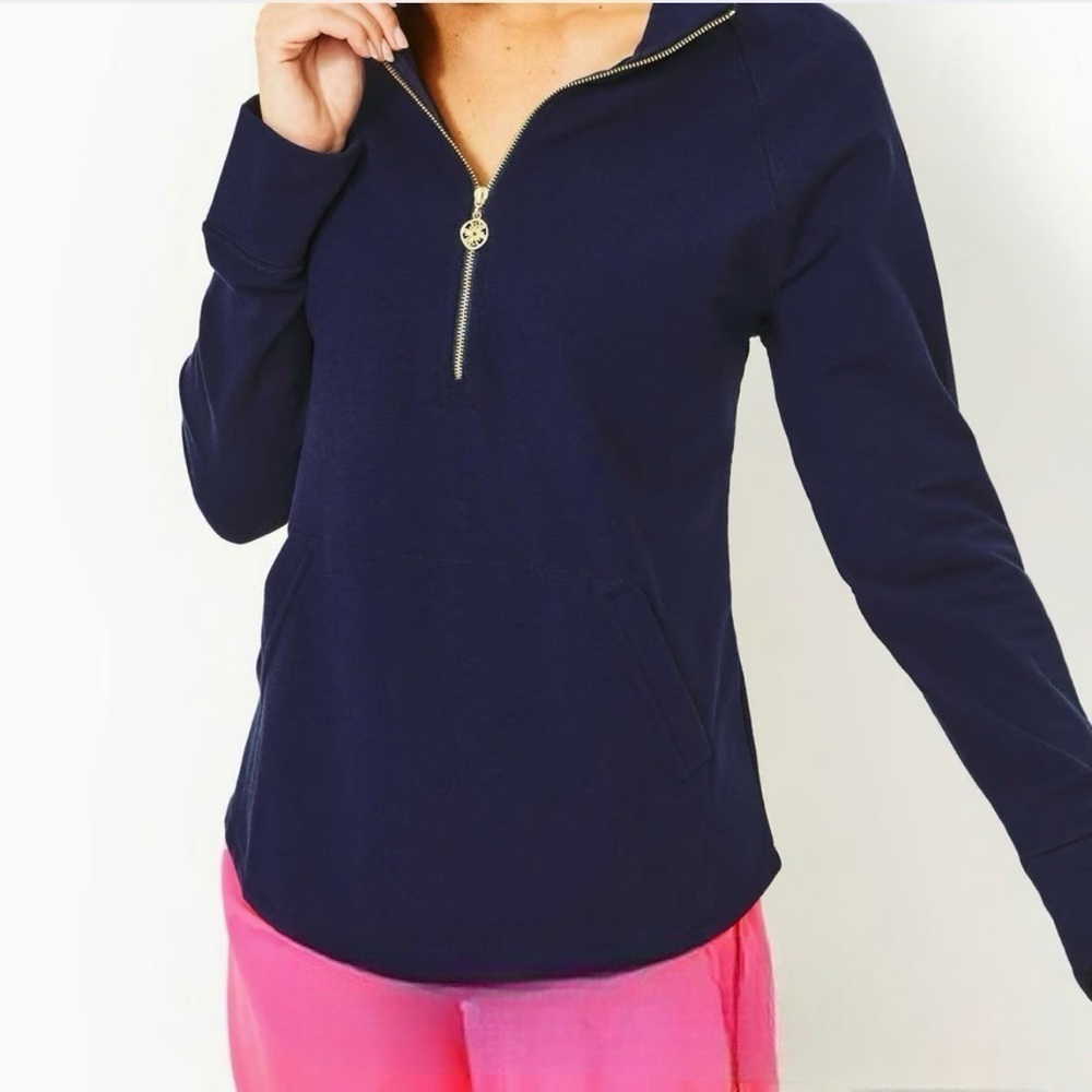 Lilly Pulitzer | Skipper Half Zip Pullover (see measurements for size)